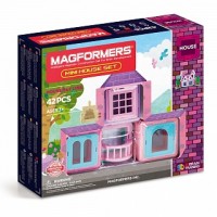 АКЦИЯ-20 Игр Конструктор магнитный Магформерс Mini House Set 42