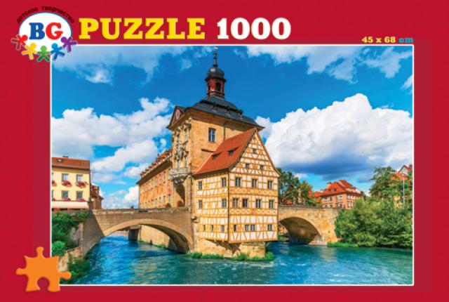 Пазл 1000 Замок с мостами