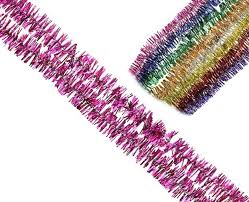 НГ Гирлянда мишура 130см*2,5см №2 ассорти