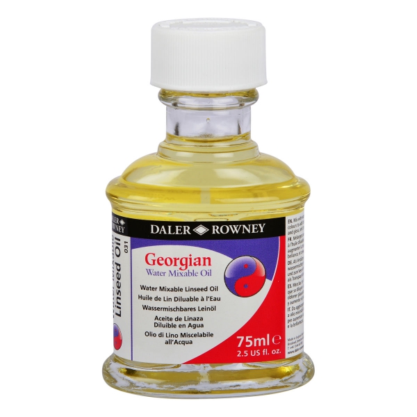Масло льняное водоразм 75мл Georgian