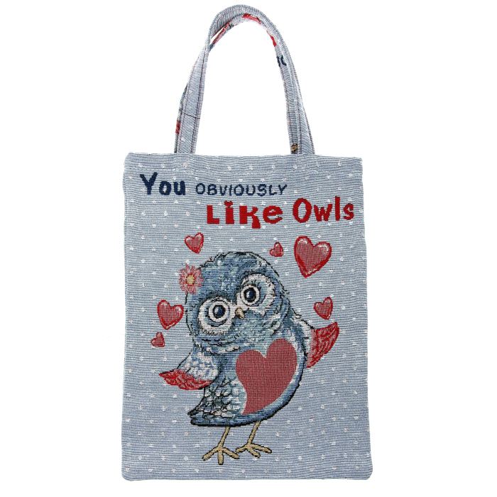 Сумка хозяйственная Like Owls с гобеленом 33*41см