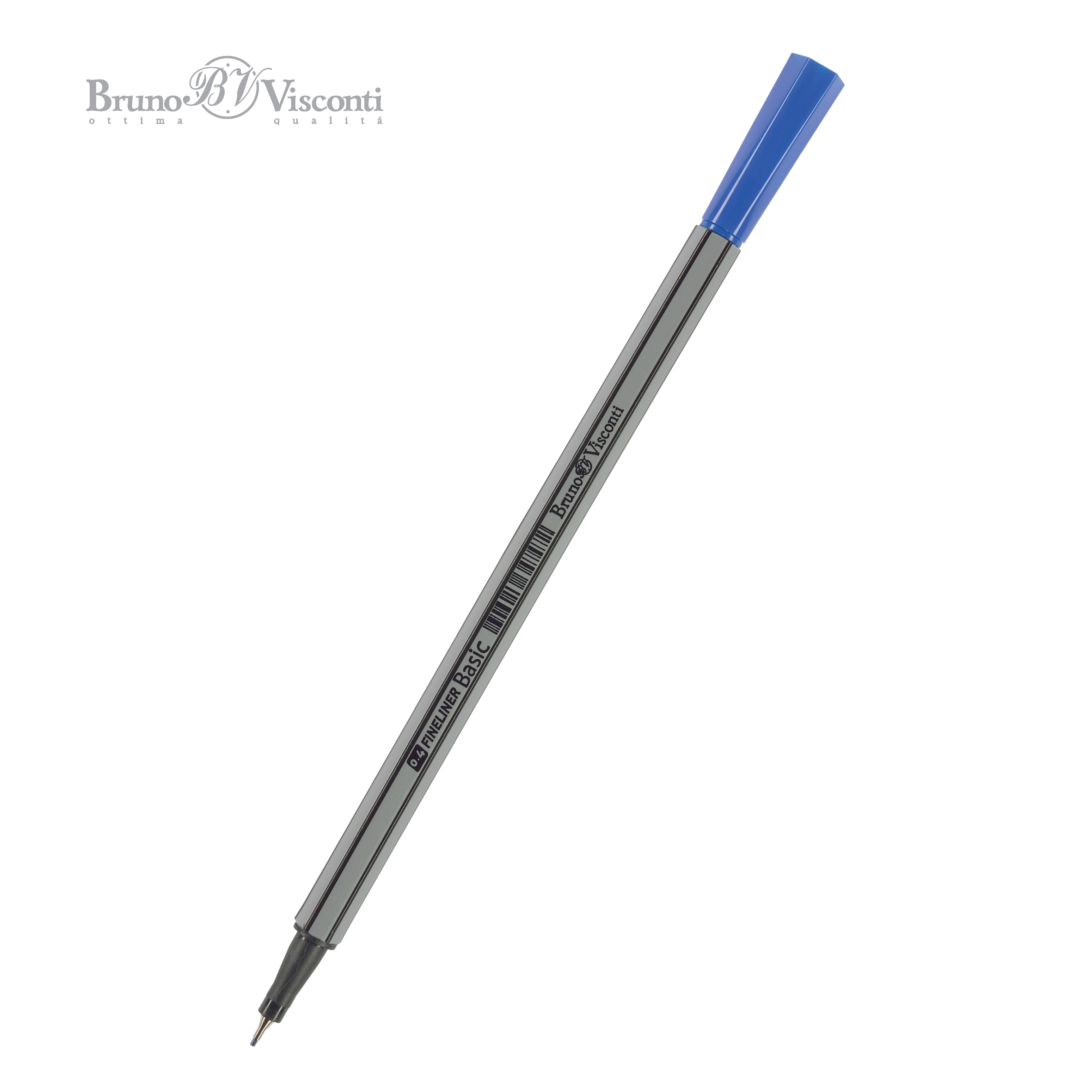 Ручка капиллярная синяя BV Basic синяя 0.4