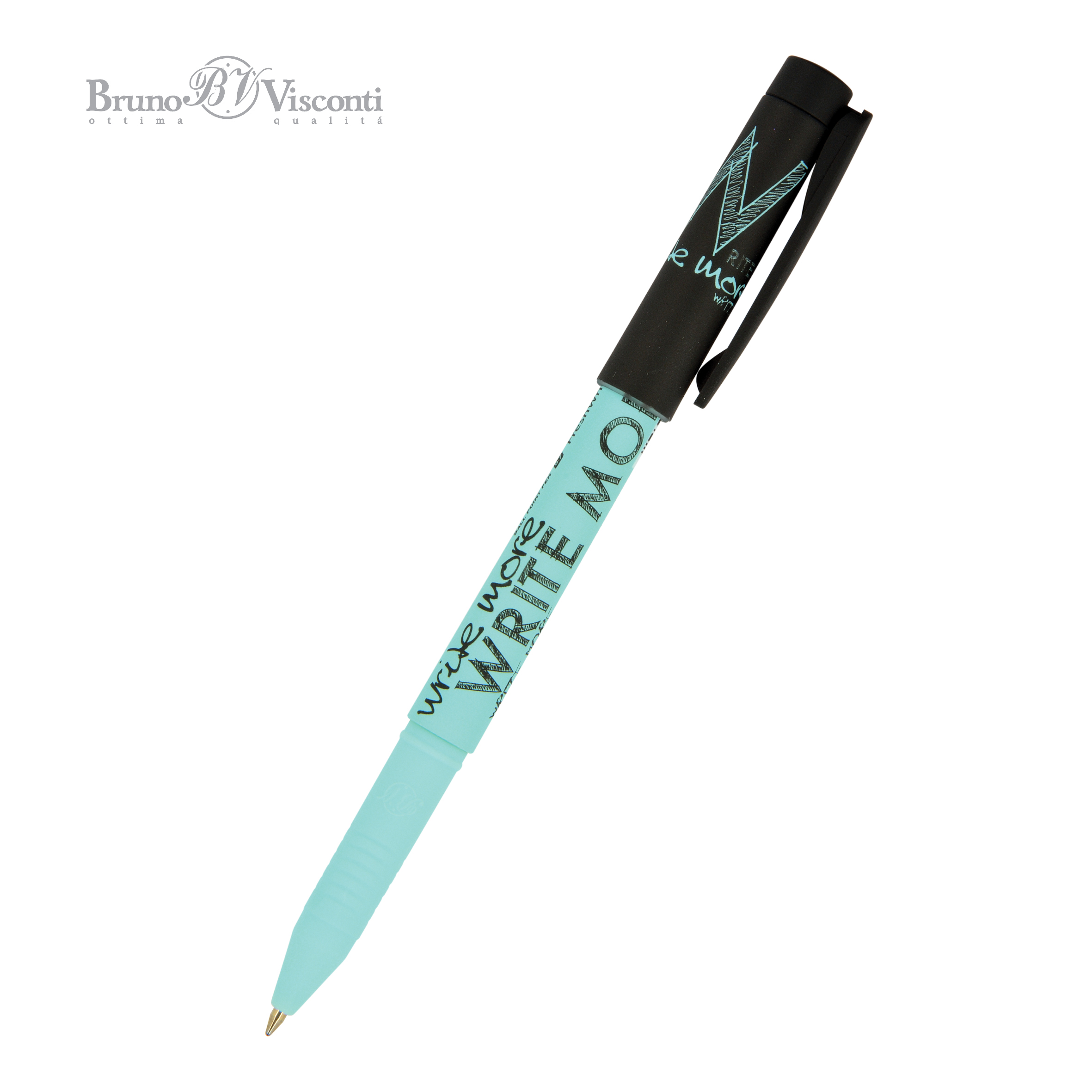 Ручка шариковая синяя BV FreshWrite Write more 0.7