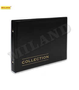Альбом д/монет Miland Profi 245*190мм черный без листов ПВХ