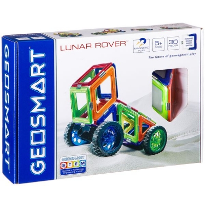 Конструктор магнитный Geosmart Луноход, 4 колеса, 30 дет.