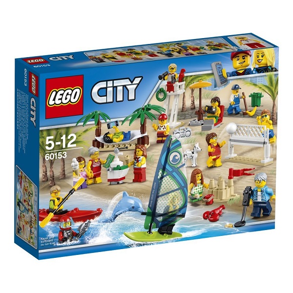 Конструктор Lego City Город Отдых на пляже - жители Lego city