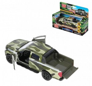 Машина FORD ranger 12см металл дв., баг., инер.+ солд. 4,5 см, в ассорт.