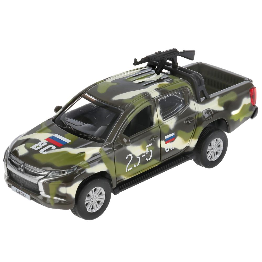 Машина Mitsubishi L200 PICKUP Камуфляж 13 см, металл, двери, багаж