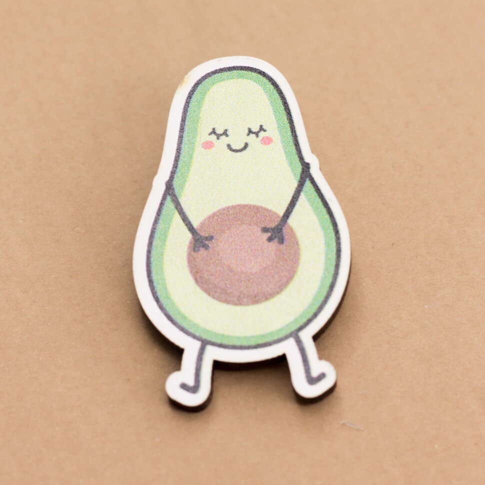 Сувенир Значок дерево Алеф Avocado Авокадо