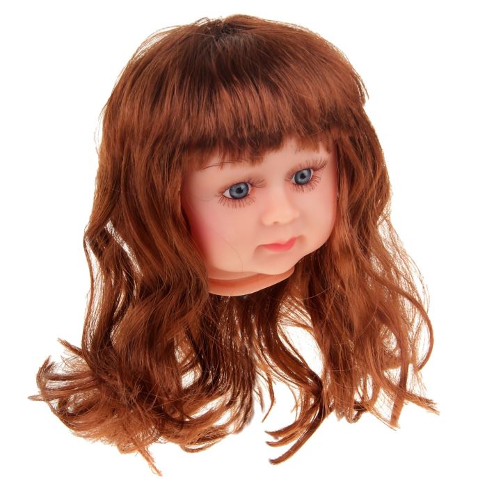 Творч Волосы для кукол Прямые с челкой размер большой Р33А