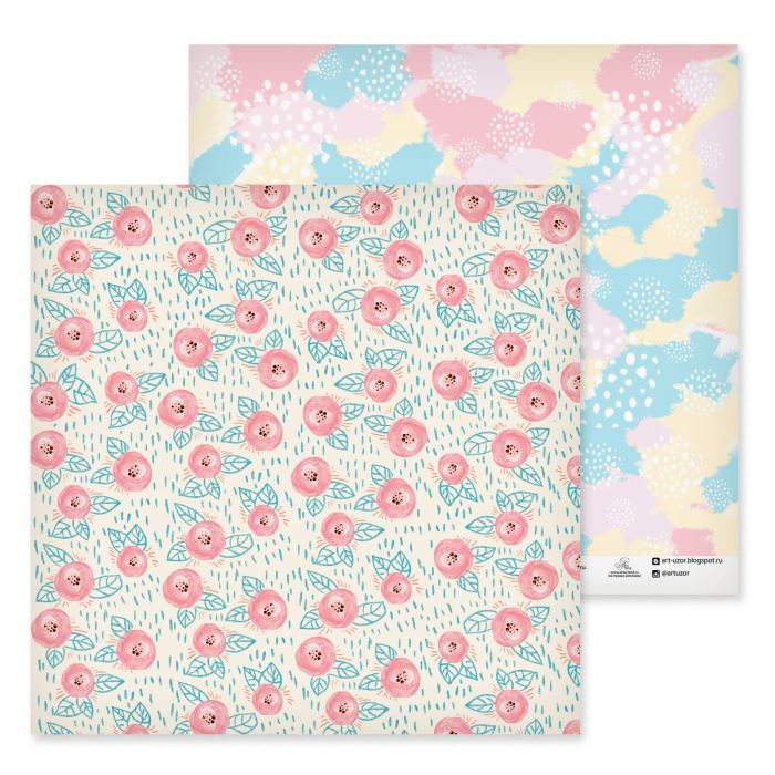 Творч Бумага д/скрап 30,5*30,5 Весеннее утро