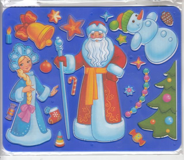 Творч Трафарет НГ Новогодний праздник