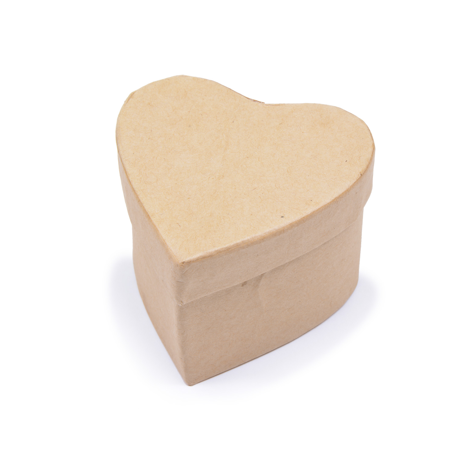 Творч Заготовка из картона Шкатулка Сердце 1шт 7x7x5см