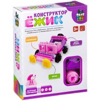 Конструктор Ежик Машина 31 дет. пласт.
