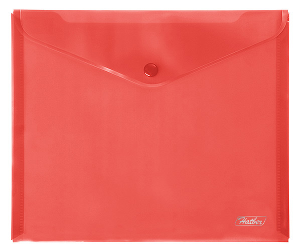 Папка-конверт А5 однотон красная