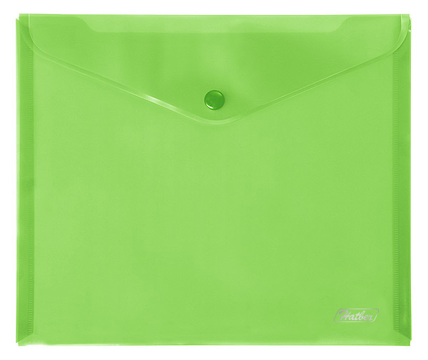 Папка-конверт А5 однотон зеленая