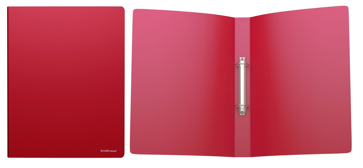 Папка с 2 кольцами 35мм EK Classic красный