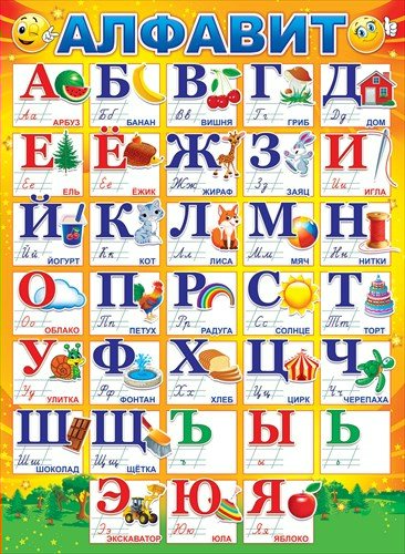 Плакат Алфавит А2 вертик Смайлы