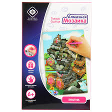 Алмазная мозаика 10*15 Енотик