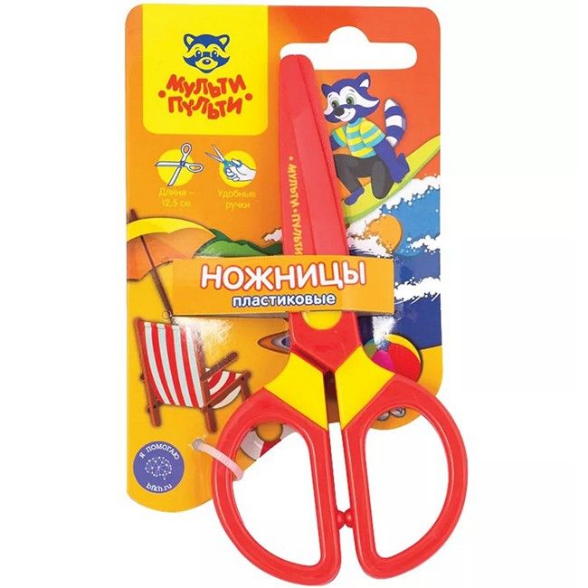 Ножницы детские 135 мм Мульти-Пульти Морские приключения Енота
