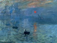 Визитница Моне. Впечатление. Восходящее солнце