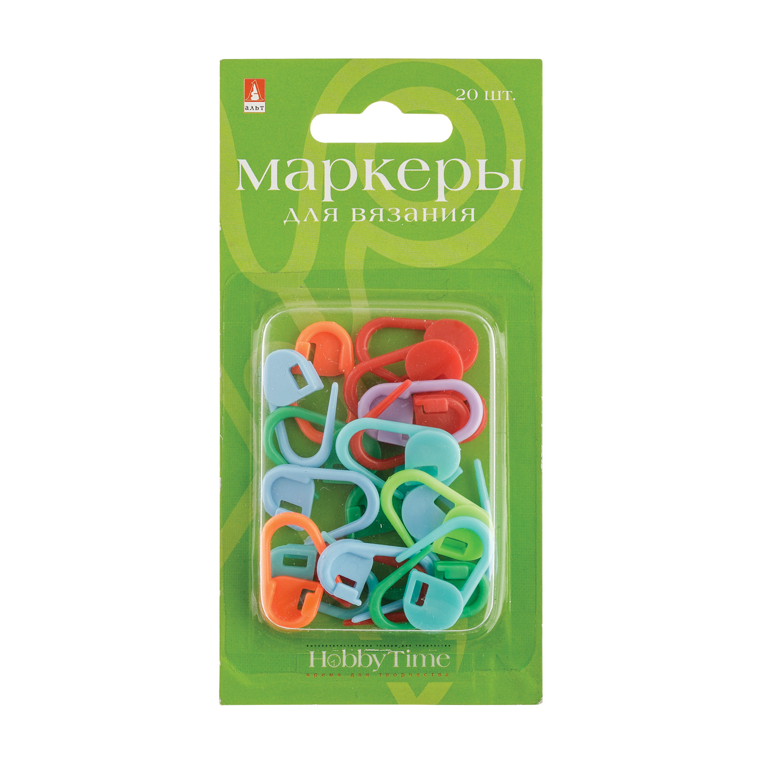 Творч Маркеры для вязания пластик 20шт