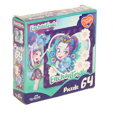 Пазл 64 Origami 03555 Энчантималс Пэттер Павлина и Флэп + магнитик