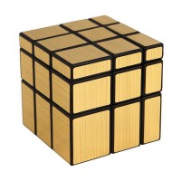 Головоломка Зеркальный Кубик Золотой 3*3