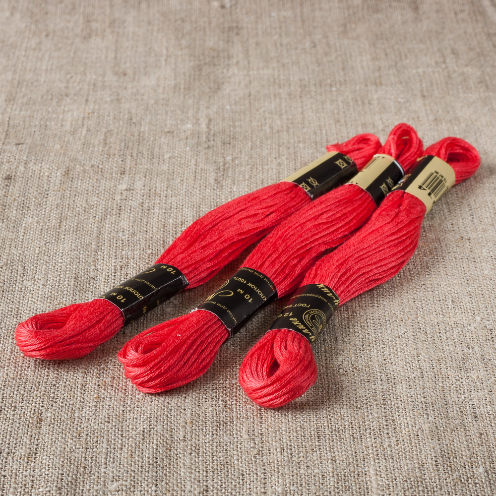 Творч Мулине 10м красный