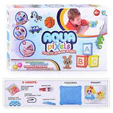 Творч Набор Aqua pixels 600дет Веселые животные 33*5*20 см