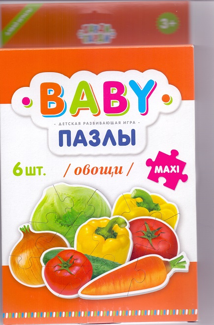 Пазл 6 BABY пазлы Maxi 390016 Овощи