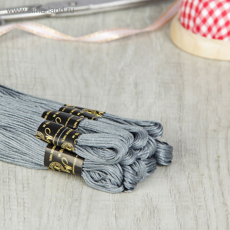 Творч Мулине 10м серый