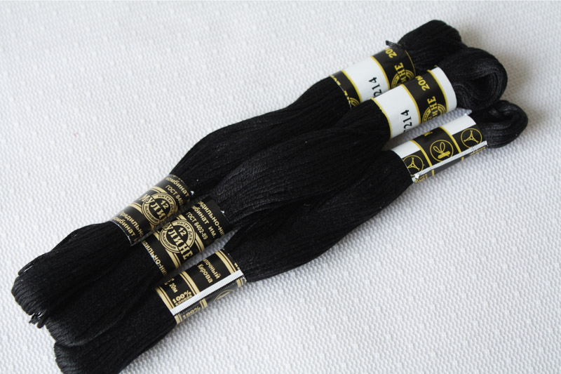 Творч Мулине 10м черный