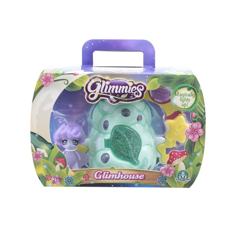 Домик Глимхаус Glimmies в ассорт. (домик + кукла) светится в темноте