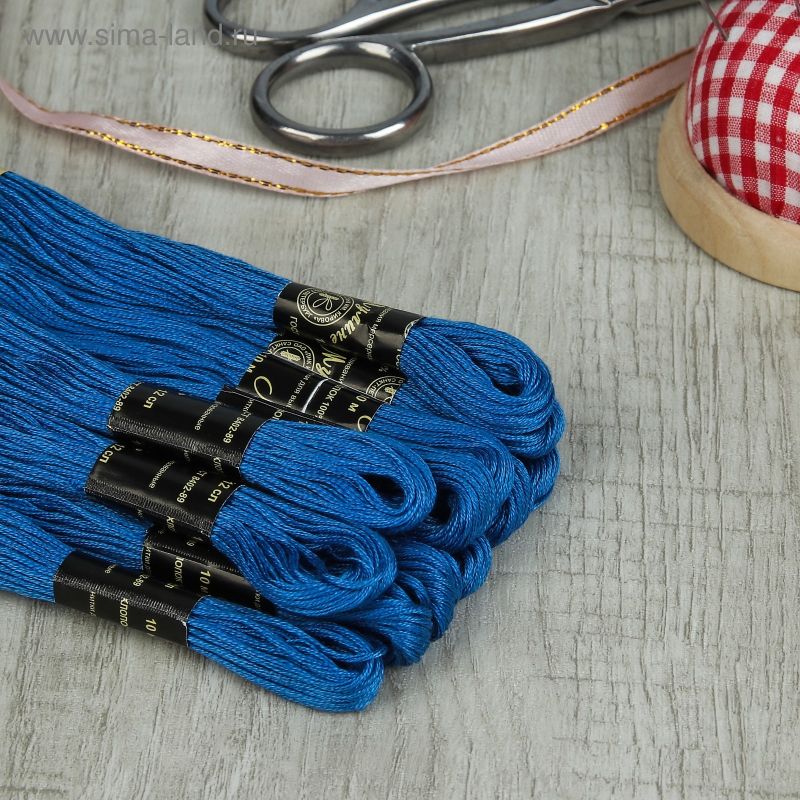 Творч Мулине 10м синий