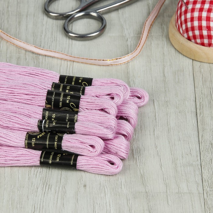 Творч Мулине 10м розовый