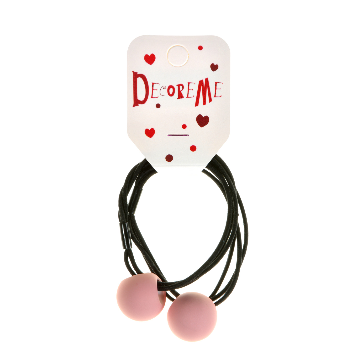 Резинка для волос 2шт/уп 8 цветов круглая бусина