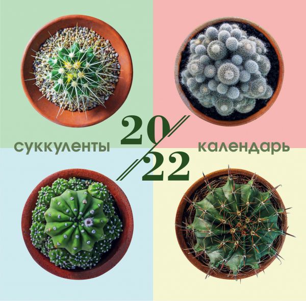 Календарь настенный 2022 Суккуленты