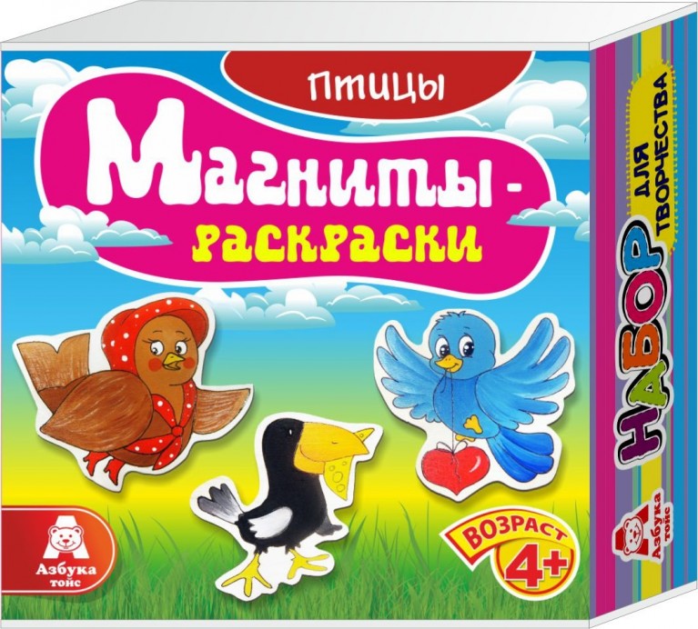 Творч Магниты-раскраски Птицы