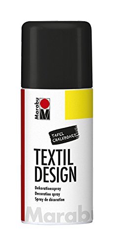 Краска по ткани в аэрозоли Textile Design черный для мелков 150мл