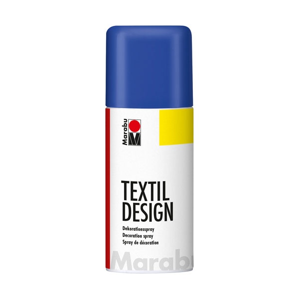 Краска по ткани в аэрозоли Textile Design синий 150мл