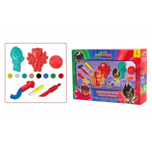 Творч Набор д/лепки Алетт и Ромео 24см pj masks