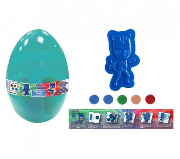 Творч Набор д/лепки Отважный Кэтбой masks яйцо