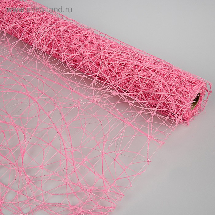 Творч Сизаль BOZA металлизир Розовый в рулоне 0,53x4,57м
