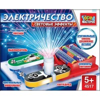 Конструктор электронный Световые эффекты 1 схема, 7 дет.