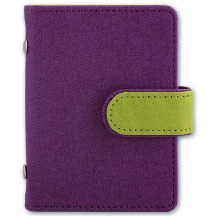 Визитница 16шт Джинс фиолет+ Джинс салатов