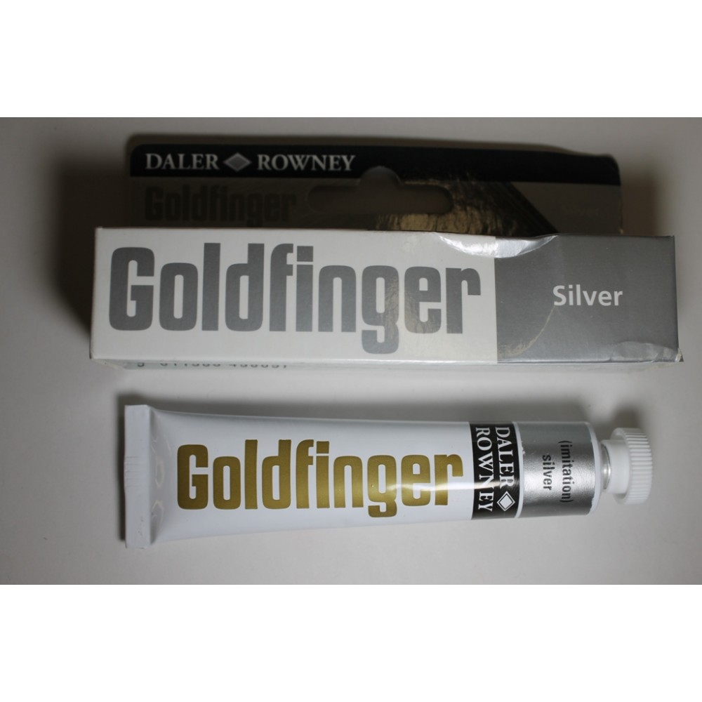 Гель-паста для золочения Goldfinger серебяный 22мл в тубе