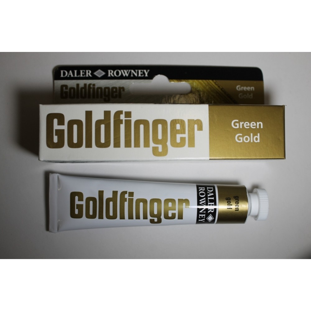 Гель-паста для золочения Goldfinger золотой зеленый 22мл в тубе