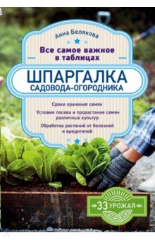 Шпаргалка садовода-огородника. Все самое важное в таблицах
