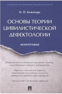 Основы теории цивилистической дефектологии: Монография